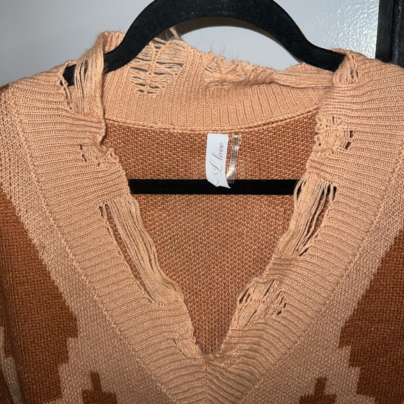 Aztec fringe sweater - Picture 3 of 6